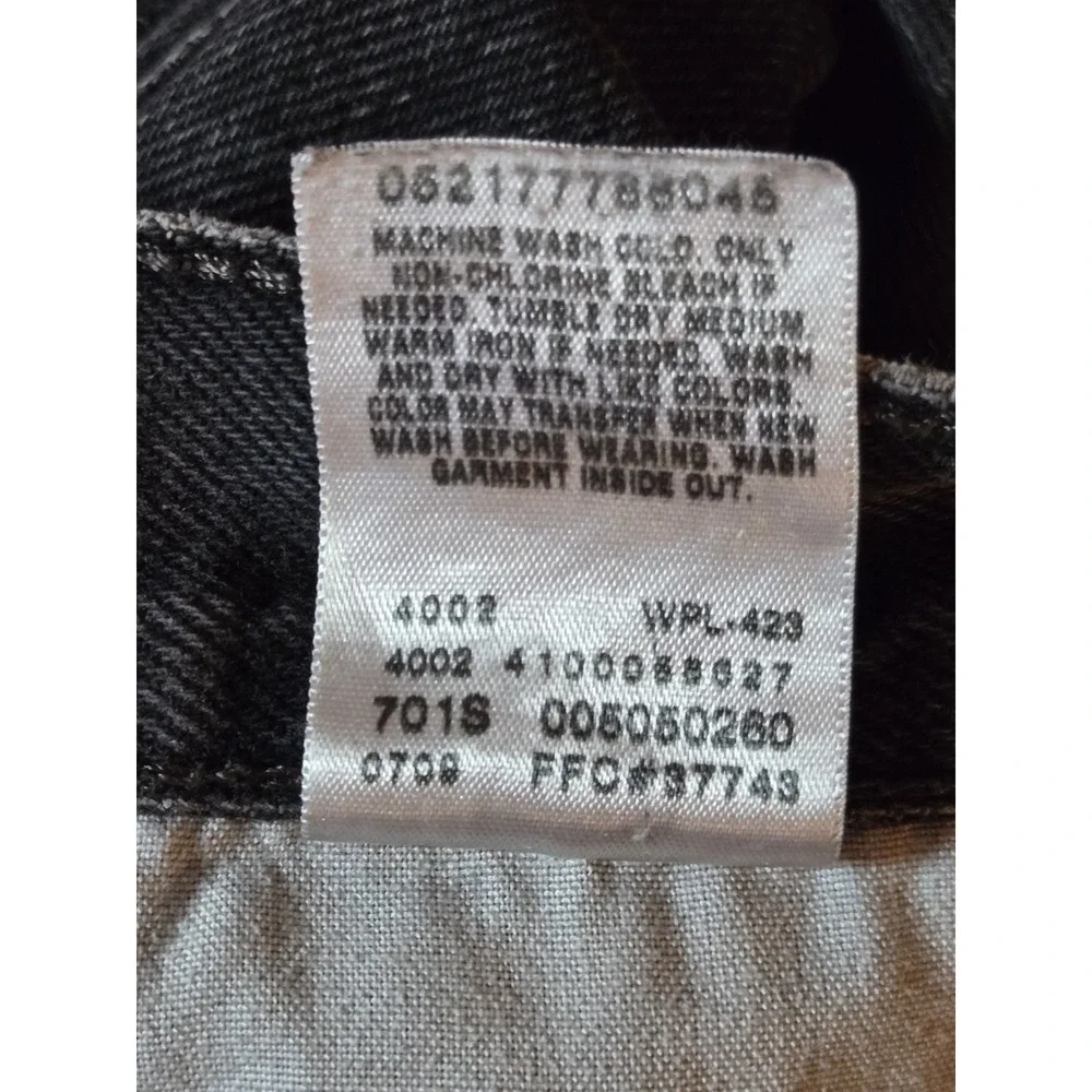 Levi Strauss Mens 505‎ 34×30 Charcoal